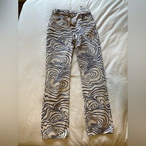 Zara patterned jeans
